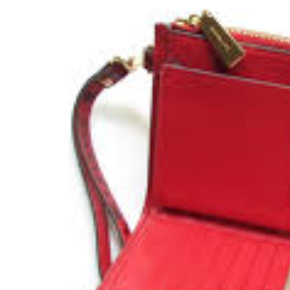 New Michael Kors Adele Floral Appliqué Leather Smartphone Double Zip Wristlet - Picture 7 of 13